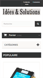 Mobile Screenshot of idees-et-solutions.com